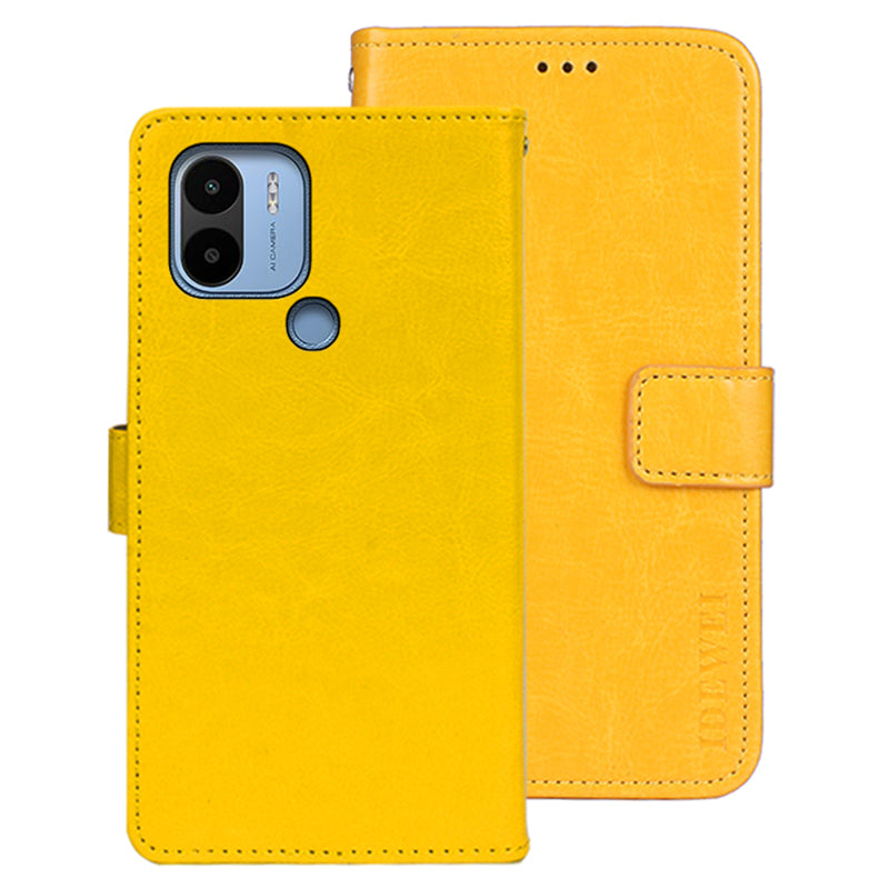 IDEWEI For Xiaomi A1 4G Poco C50 4G A2 4G PU Leather Flip Phone Cover Protective Case Viewing Stand Crazy Horse Texture Wallet Shell IDEWEI For Xiaomi A1 4G Poco C50 4G A2 4G PU Leather Flip Phone Cover Protective Case Viewing Stand Crazy Horse Texture Wallet Shell